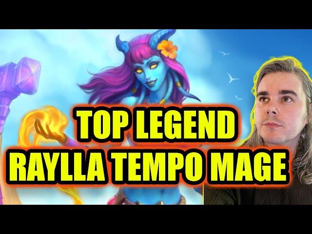 Top Legend Raylla Tempo Mage gameplay - post Perils in Paradise miniset meta