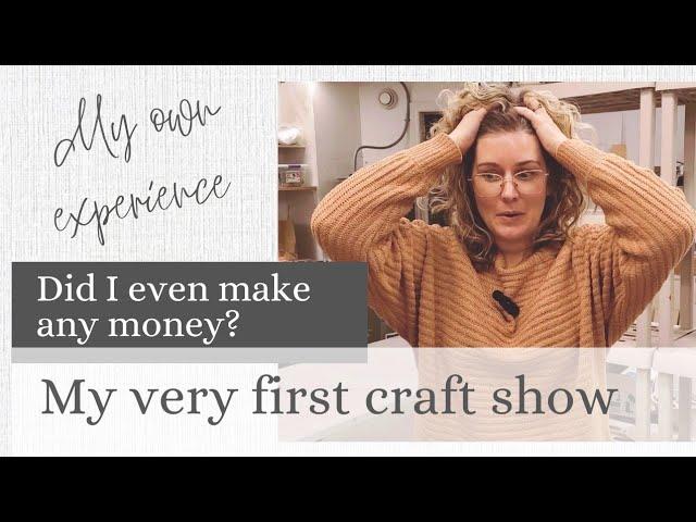 My First Craft Show (selling pottery): did I make any money?