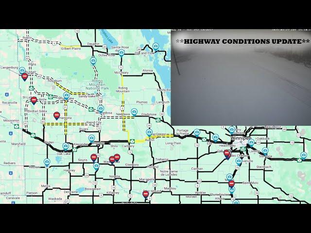 **AFTERNOON HIGHWAY CONDITIONS UPDATE**
