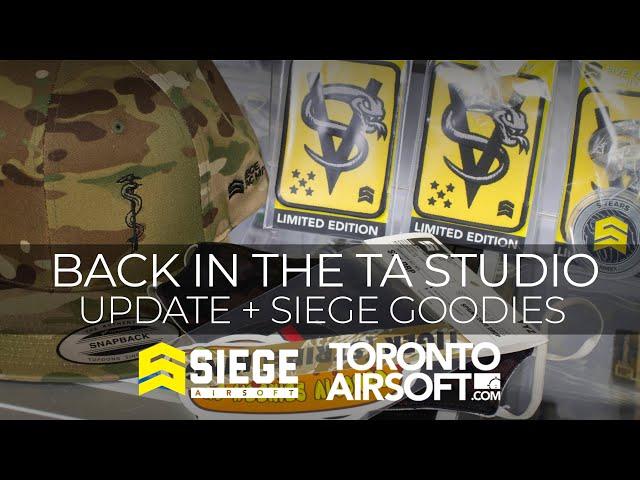 Back in the TA studio! Update + Siege goodies - TorontoAirsoft.com