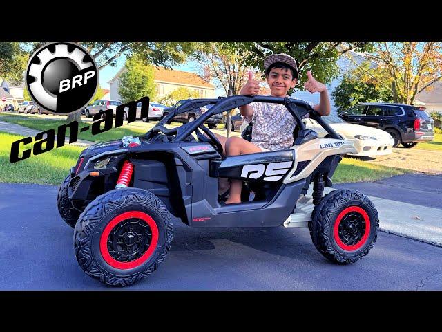 24V Can-Am Maverick Ride on for kids!