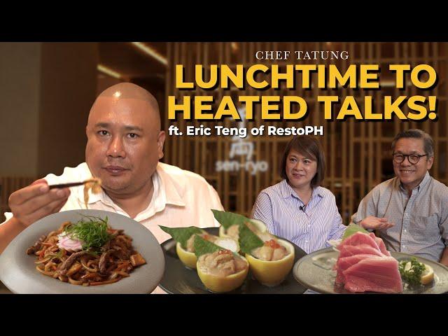 Enjoying Japanese dishes here at Greenhills! | Chef Tatung