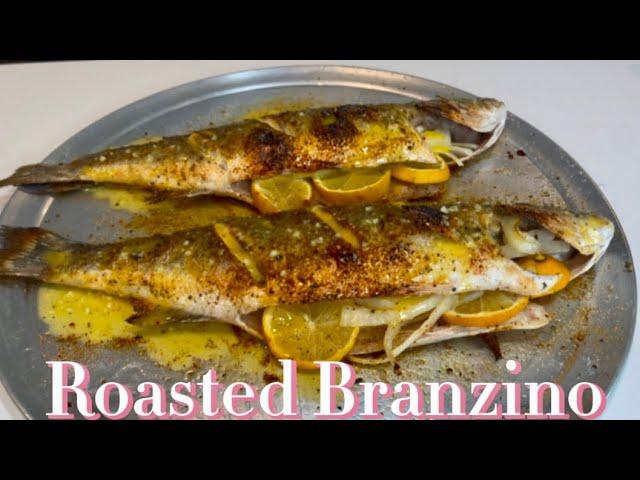 15 Minute Whole Roasted Branzino Fish!