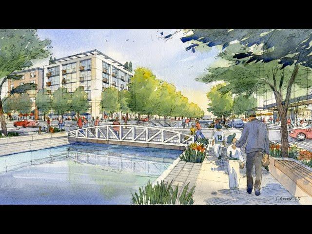 Stadium, restaurants and apartments included in Westfield's Grand Park District Master Plan