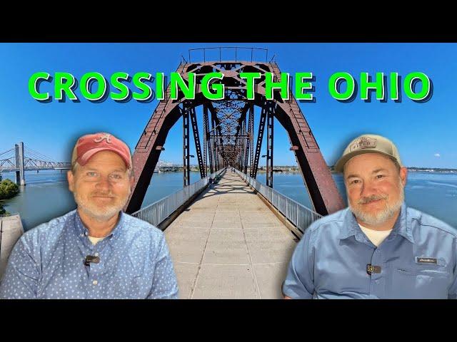 Biking the Big Four Bridge from Kentucky to Indiana!