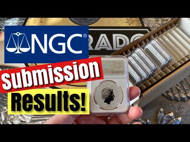 My first NGC Submission Results (silver coins, low mintage)