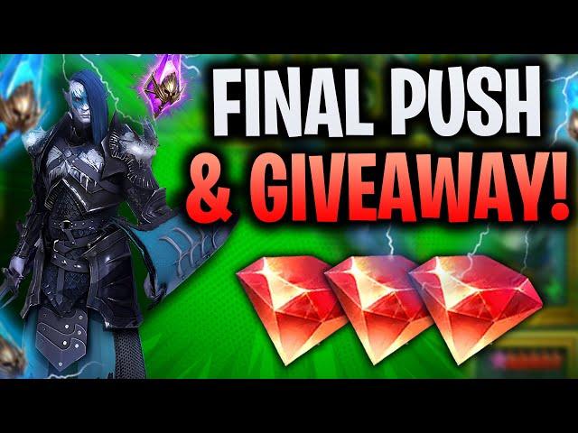 LEADERBOARD CLIMB AND GIVEAWAY REVEAL! Huge Summons & Strategy | Raid Shadow Legends