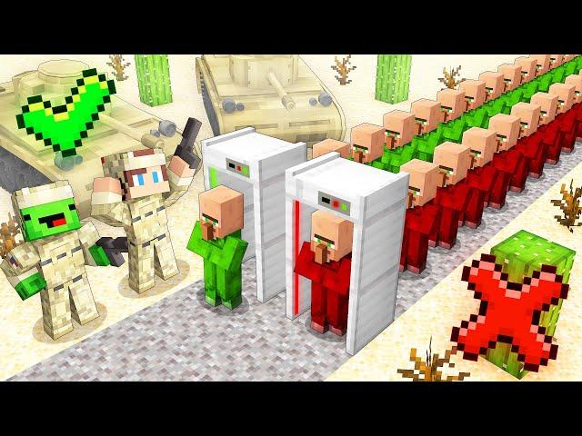 Mikey and JJ Use X-RAY as Military in Minecraft (Maizen)