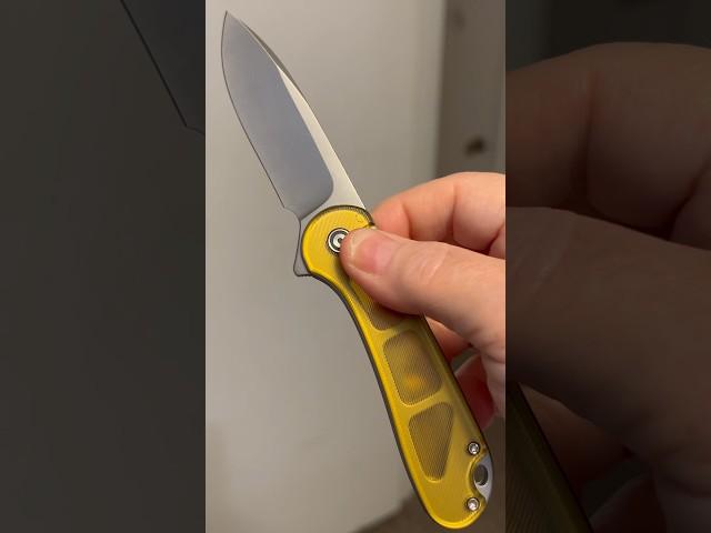 NEW CIVIVI Button Lock Elementum II - Polished Ultem Handle @CiviviKnife