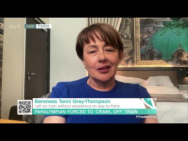 Tanni Grey-Thompson (Former Paralympian) Left To ‘Crawl’ Off A Train On This Morning [28.08.2024]