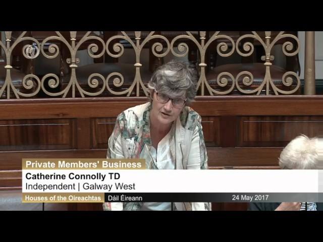 Catherine Connolly introduces a Private Members Bill in the Dail on Caranua