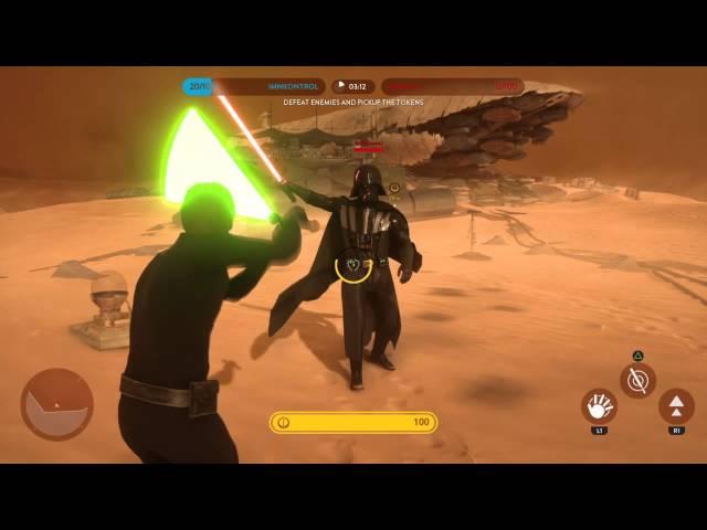 STAR WARS™ Battlefront™ vader vs luke part 1