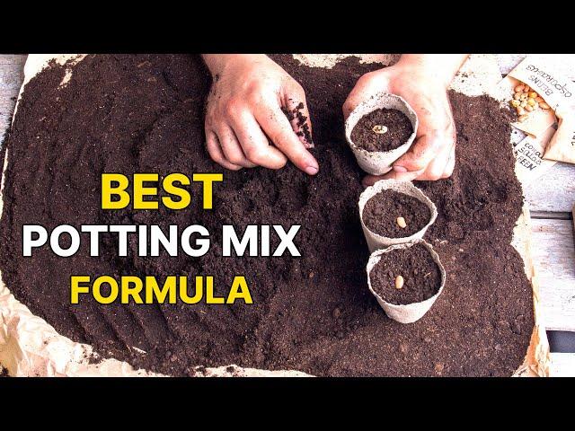 EASY FORMULA - HOW TO MAKE POTTING MIX FOR PLANTS?