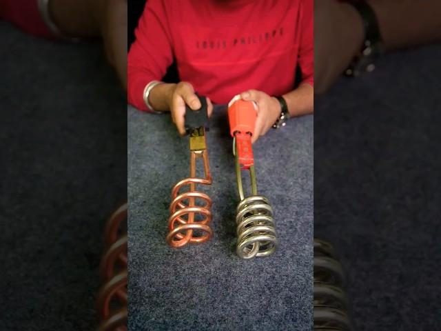 Cutting Water Heating Rod #yashkeexperimentshorts #heater #winter