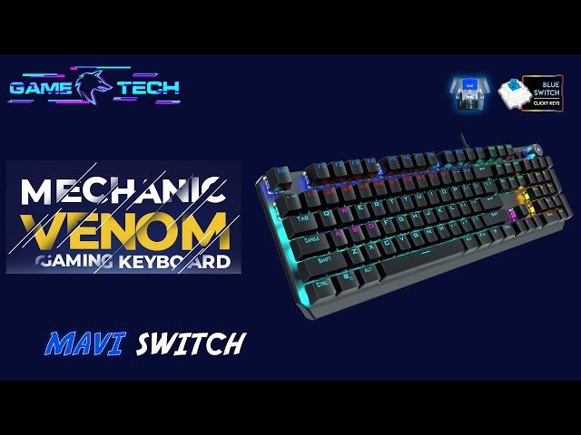 Gametech Venom | Blue Switch Mekanik Klavye