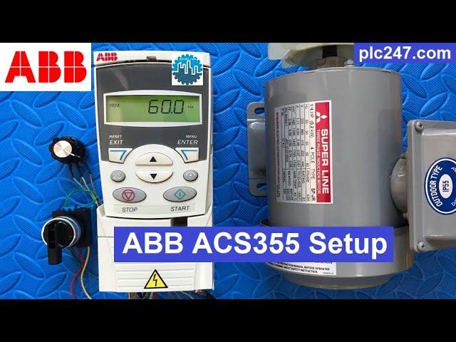 [Tutorial] ABB ACS355 VFD Setting