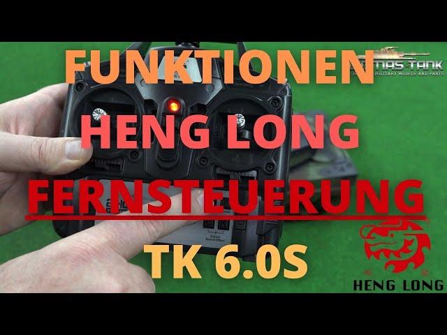 Heng Long Fernsteuerung RC Panzer Funktionsübersicht TK6.0S