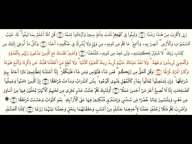 Ibrahim Al Dosary Warsh - Surah Kahf