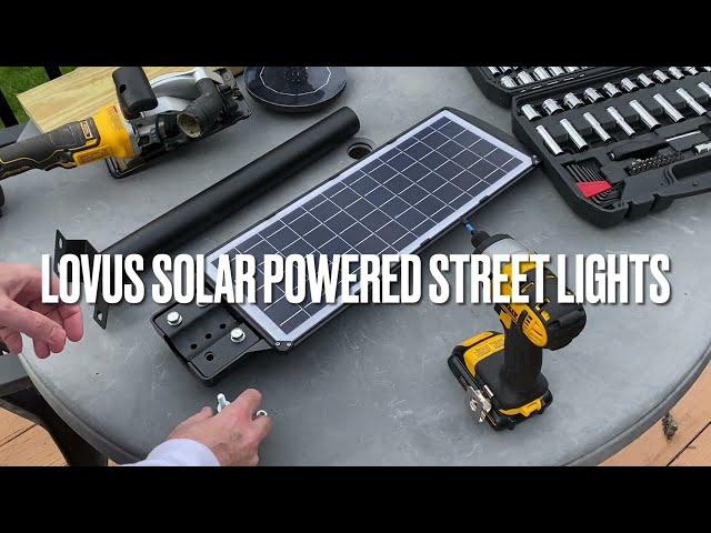 Solar LED Street Lights - Quick Look and Install