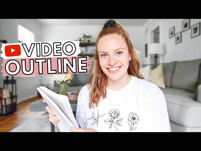 HOW I OUTLINE MY YOUTUBE VIDEOS: What I do to plan my YouTube videos before I film | THECONTENTBUG