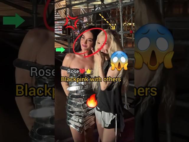 blackpink with others #blackpink #blink #jennie #jisoo #rosé #lisa #short #trending