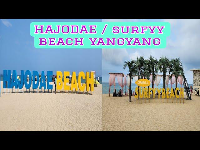 A walk from HAJODAE BEACH to SURFYY BEACH Yangyang @jllifestyle  Gangwondo