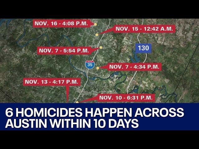 APD investigates 6 homicides across Austin within 10 days | FOX 7 Austin