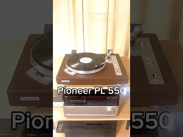  Pioneer PL-550: The Power of Direct Drive  #shorts