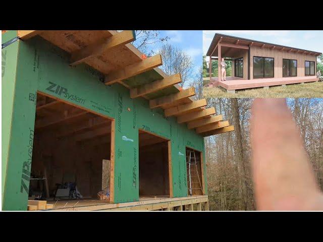 Cabin Build Part 14 -Installing the Roof Panels