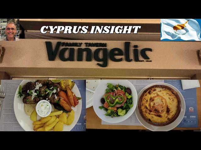 I Discovered the BEST Traditional Cyprus Food at Vangelis Tavern Protaras!