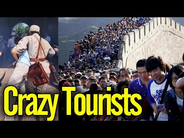 Chinese tourists goes crazy