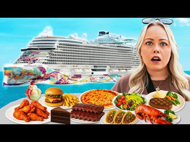 $20 vs $200 Cruise Ship Food: WORTH IT or TOTAL SCAM?? | NCL Aqua