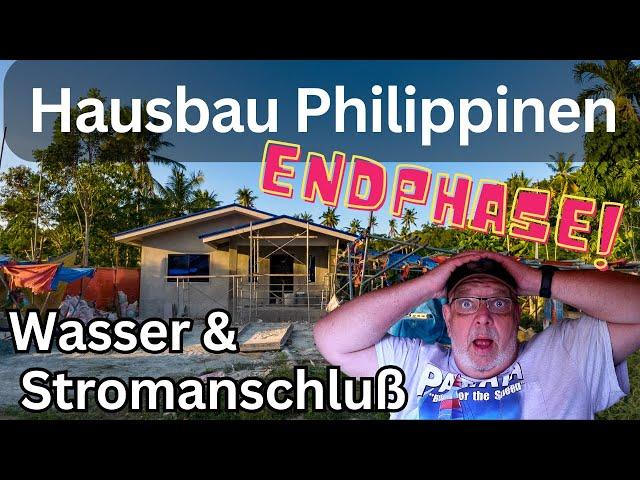 Hausbau Philippinen, Wasser und Stromanschluß #hausbau #philippinen #auswandern