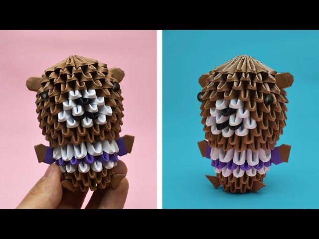 How to make a 3D Origami Teddy Bear - Beginners Step-by-Step Guide