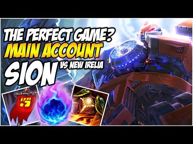 THE PERFECT SION TOP GAME? Vs New Irelia! - Climb to Master S8 | League of Legends