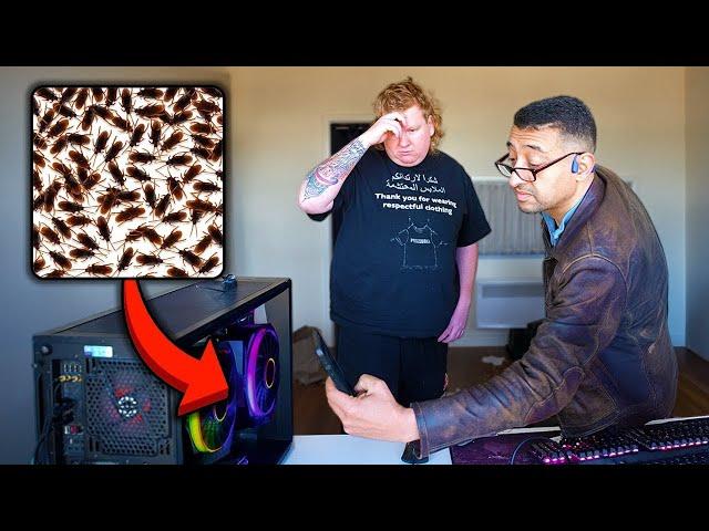 Hiring a repair man cos there's a 'bug' in my computer