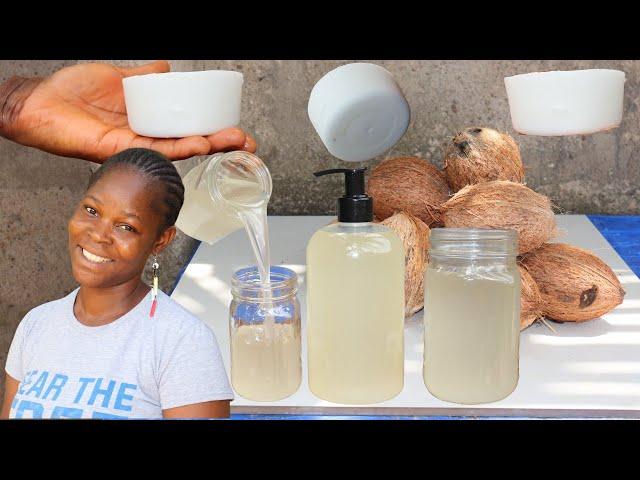 How To Make Cold Pressed Coconut Oil Recipe!! || Extra Virgin Oil & Cooking Oil !!l... #coconutoil