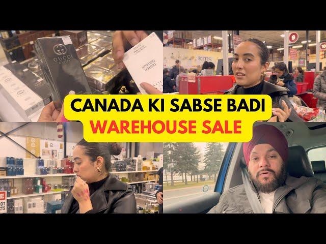 CANADA ka sabse bada "WAREHOUSE SALE " | HIGH END perfumes at reasonable cost | Daily vlogs