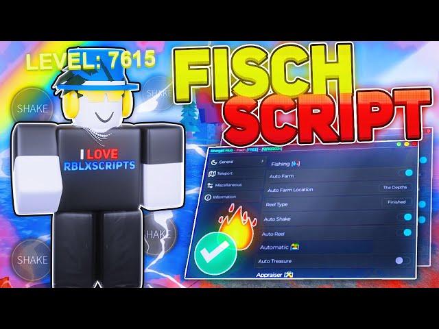 FISCH Script with FASTEST Auto Farm, INSTANT Catch, Auto Sell & More for NEWEST UPDATE (No Key!)