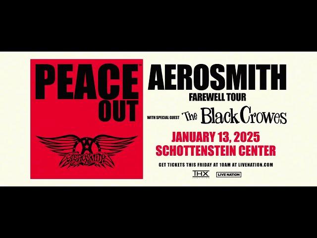 AEROSMITH - January 13, 2025 at The Schottenstein Center