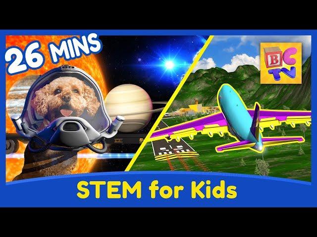 Science and Engineering Educational Compilation for Kids - Planets, Airplanes and More!