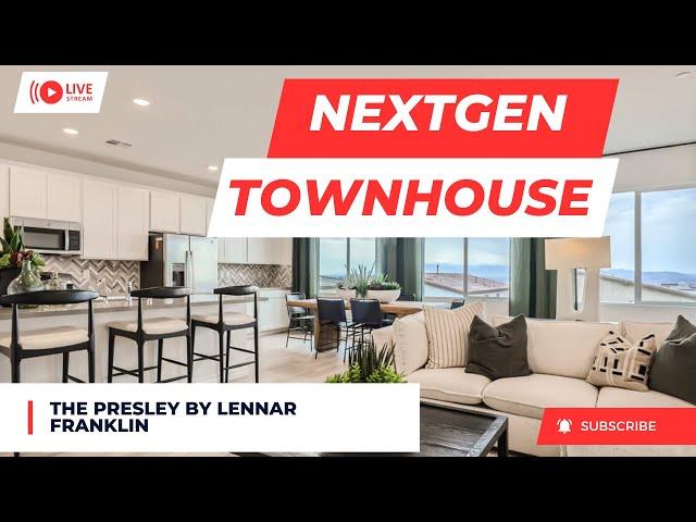 Nextgen Townhome For Sale In Henderson NV By Lennar Homes | The Presley Plan Franklin