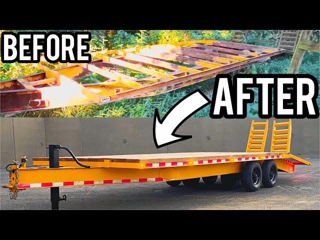 TRAILER RESTORATION - Restoring An Old Equipment Trailer