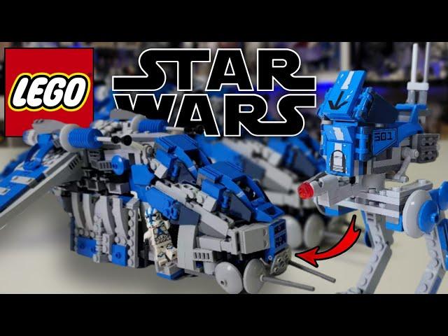 AWESOME LEGO 501ST BATTLE PACK ALTERNATIVE REPUBLIC GUNSHIP BUILD! 75280