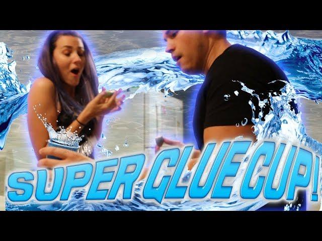 SUPER GLUED CUP TO HAND PRANK! ASHTYN&JON