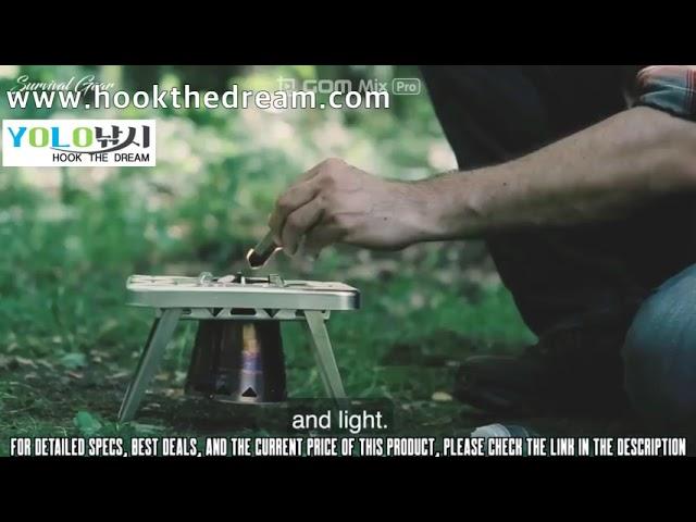 [캠핑용품 소개] 작은 책 사이즈의 ncamp stove! / 욜로낚시 캠핑용품 낚시용품 낚시정보 캠핑정보 YOLO낚시 해외제품소개