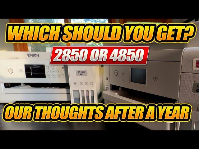 Which Printer Is Best For Your Needs?  Epson ET-2850 vs Epson ET-4850