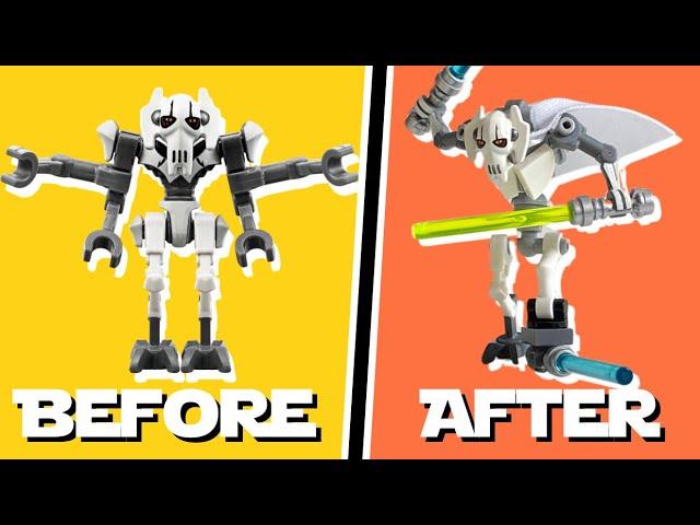 Making 7 Lego Star Wars minifigures BETTER