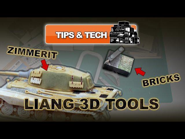 HOW TO USE LIANG MODEL TOOLS FOR ZIMMERIT, WEATHERING & BRICKWORK