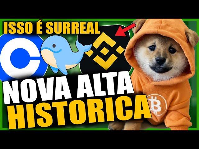 URGENTE! DOG GO TO THE MOON SURREAL ALTA | BINANCE E COINBASE PODE LISTAR | MEMECOIN BITCOIN - RUNES